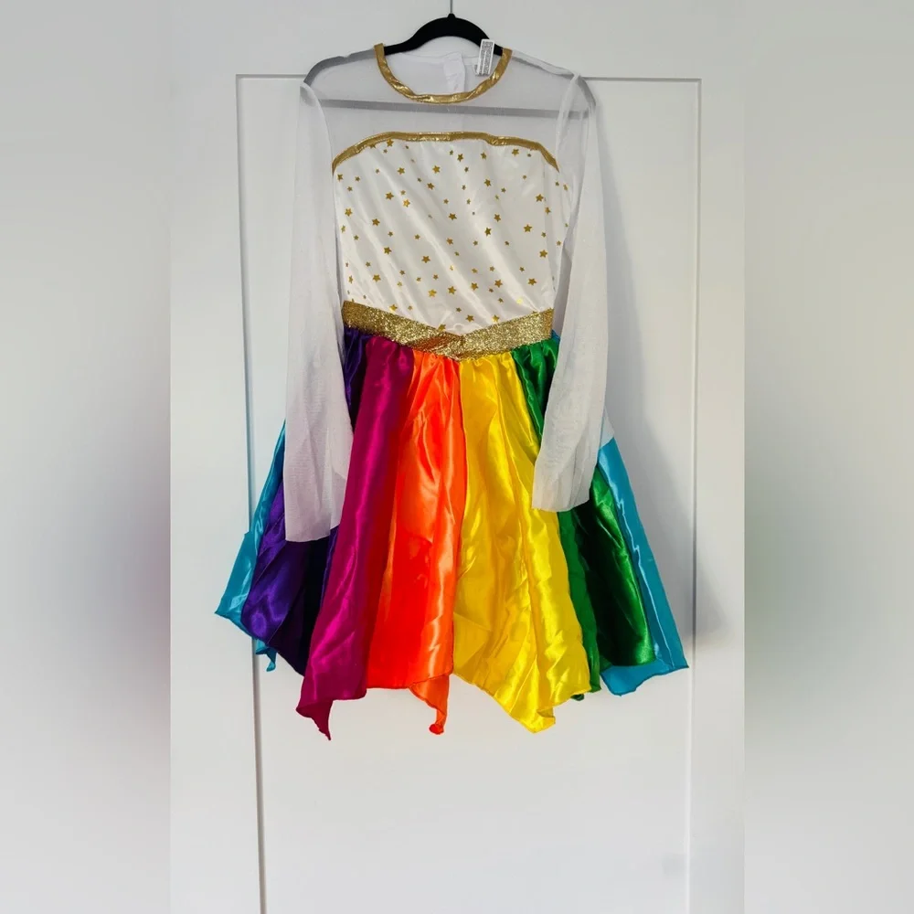 Mystical Unicorn Dress Up Halloween Child Costume Girls Size Medium Ages 12-14